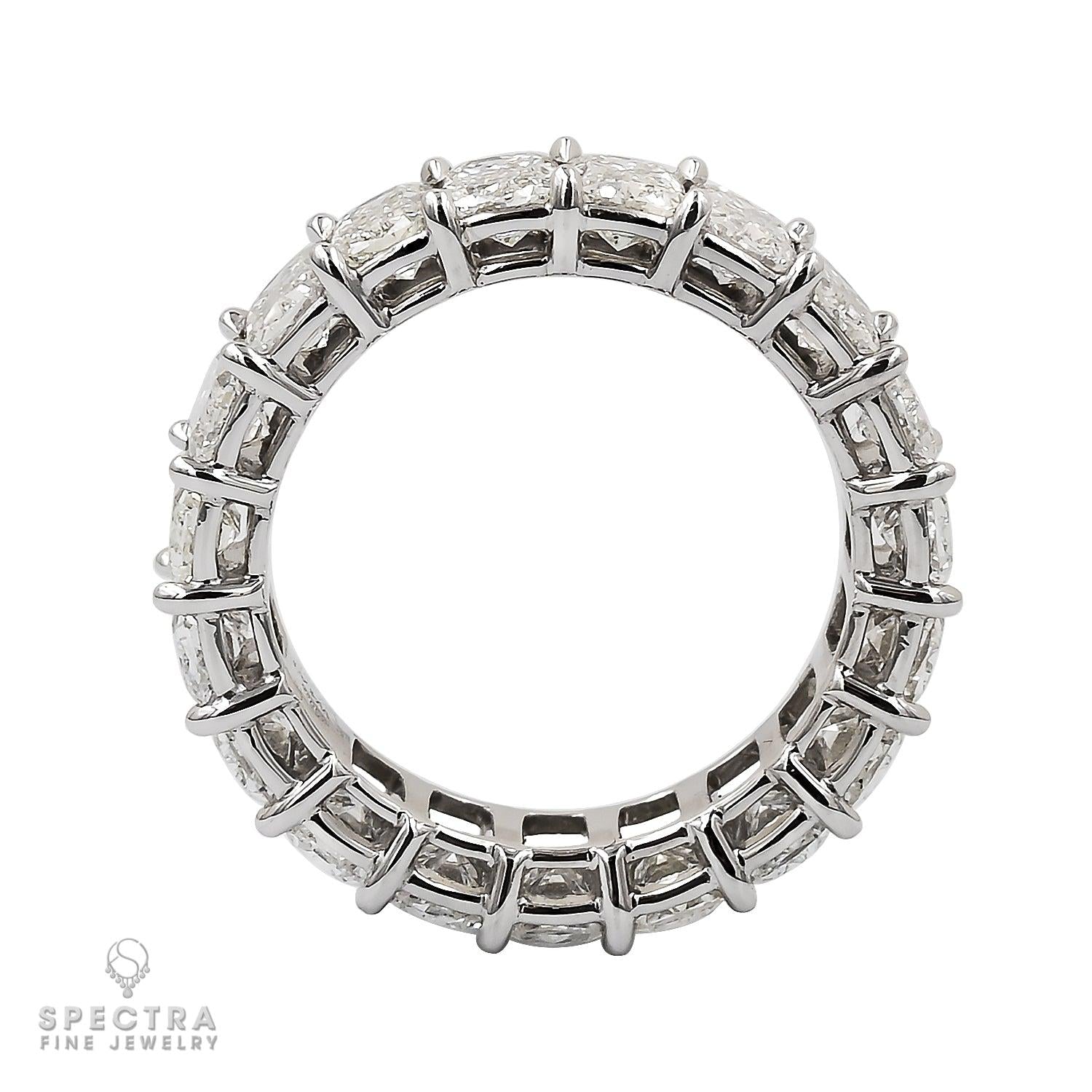 5.60cts of Radiant KWIAT Ashoka-cut Eternity Wedding Ring