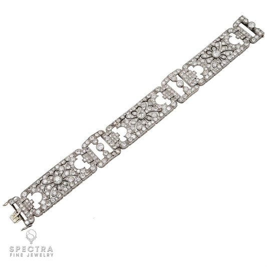 Art Deco Diamond Platinum Bracelet