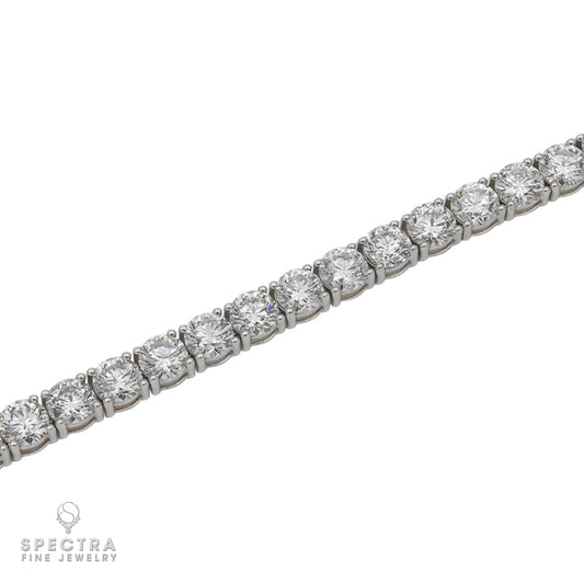 Spectra Fine Jewelry Round Diamond Tennis Bracelet 21.05cts