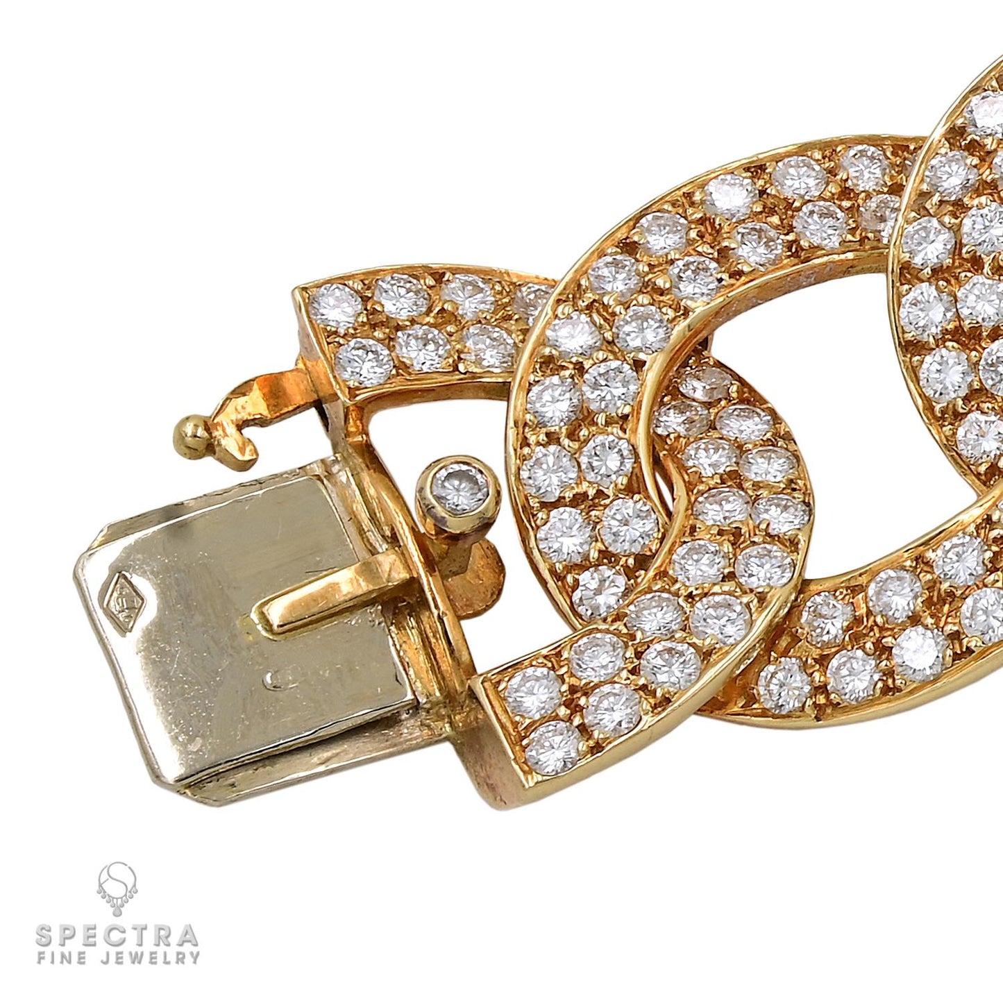 Van Cleef & Arpels Vintage Diamond 'Olympia' Bracelet | French 1970s Craftsmansh