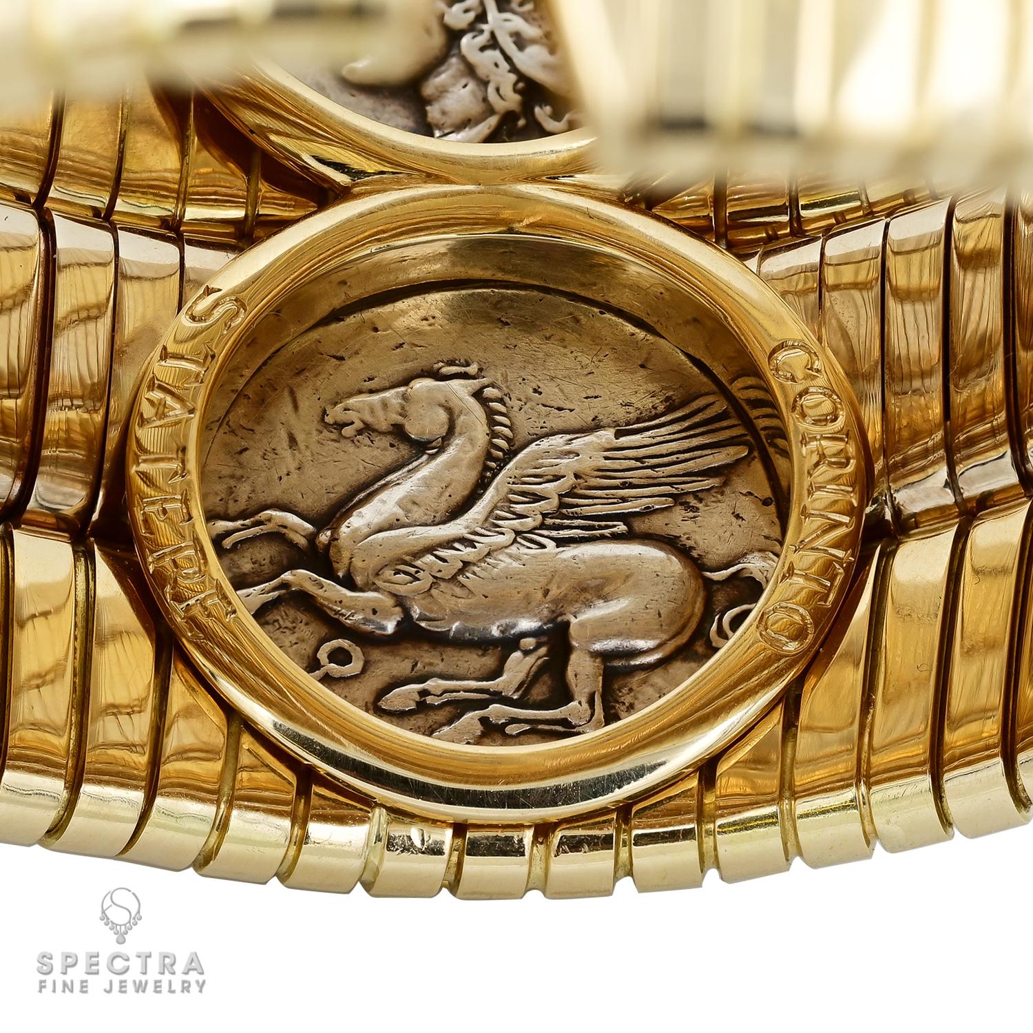 Bulgari Coin 'Tubogas' Bangle