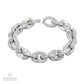 Spectra Fine Jewelry 34.14ct Diamond Link Bracelet in 18k White Gold