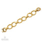 18k Yellow Gold Door Knocker Link Bracelet