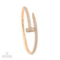 Cartier 'Juste Un Clou' 18k Rose Gold Diamond Bangle Bracelet