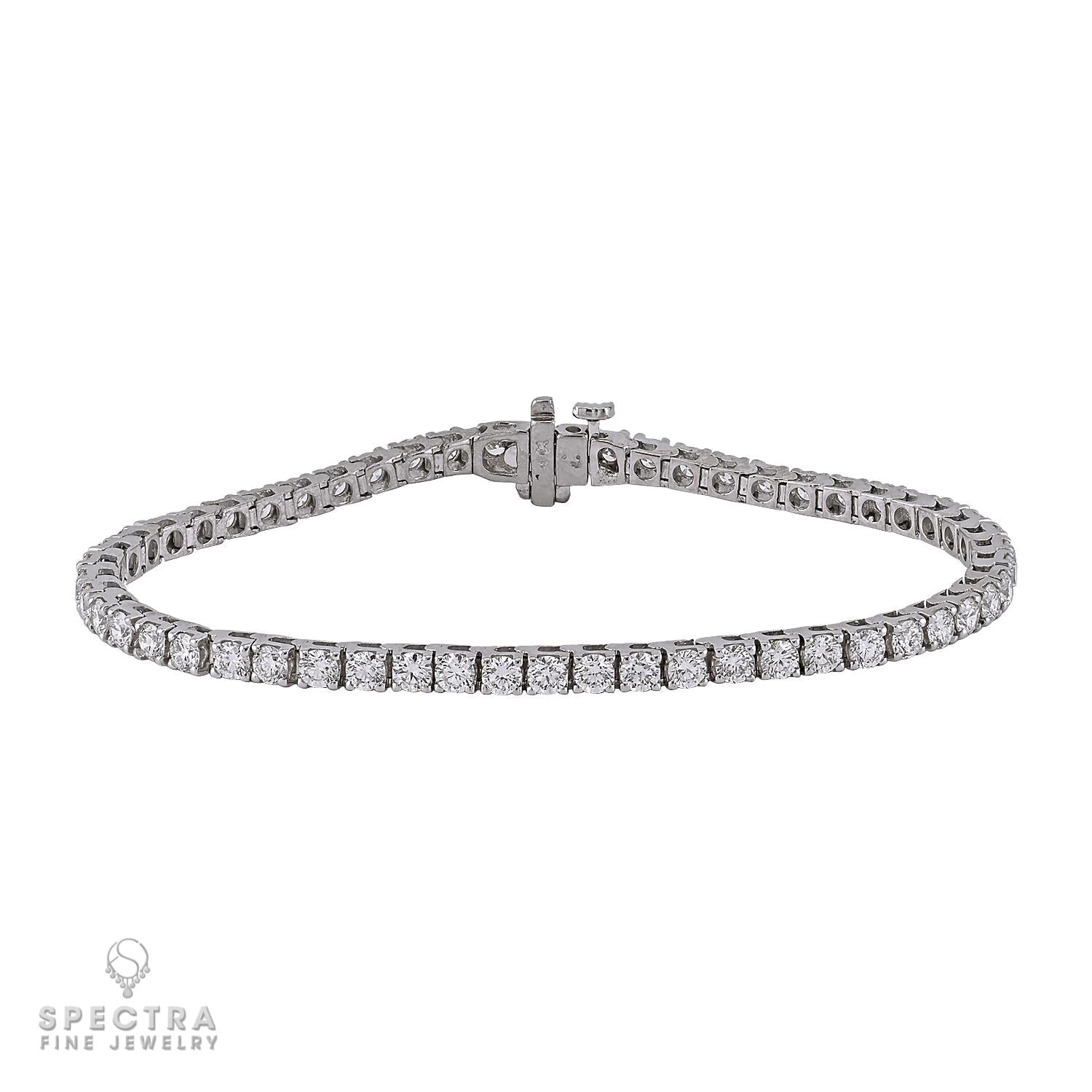 13.0 ct. Diamond Tennis Bracelet in 14K White Gold