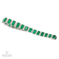 Spectra Fine Jewelry Colombian Emerald & Diamond Bracelet 17.49 cts.