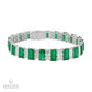 Spectra Fine Jewelry Colombian Emerald & Diamond Bracelet 17.49 cts.