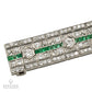 Art Deco Platinum Diamond & Emerald Bracelet