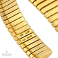 Bulgari Green Tourmaline & 18k Yellow Gold Tubogas Cuff Bracelet | Spectra