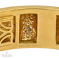 Van Cleef & Arpels 18k Gold Coral & Diamond Bangle Bracelet | Spectra