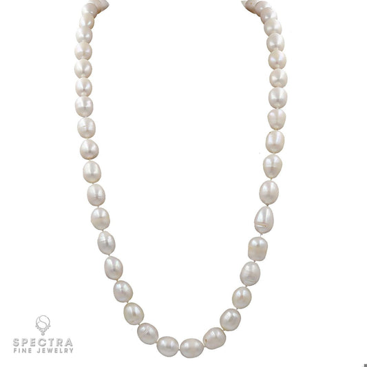 Baroque South Sea Pearl Necklace & Bracelet Set