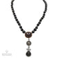 Spectra Fine Jewelry 160.5 cts. Black and Gray Diamond Pendant Necklace