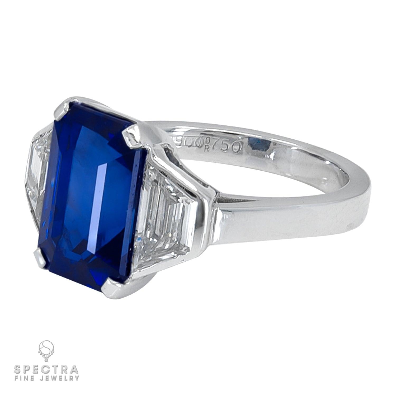 Bulgari 6.40 Carat Certified Sapphire Cocktail Ring