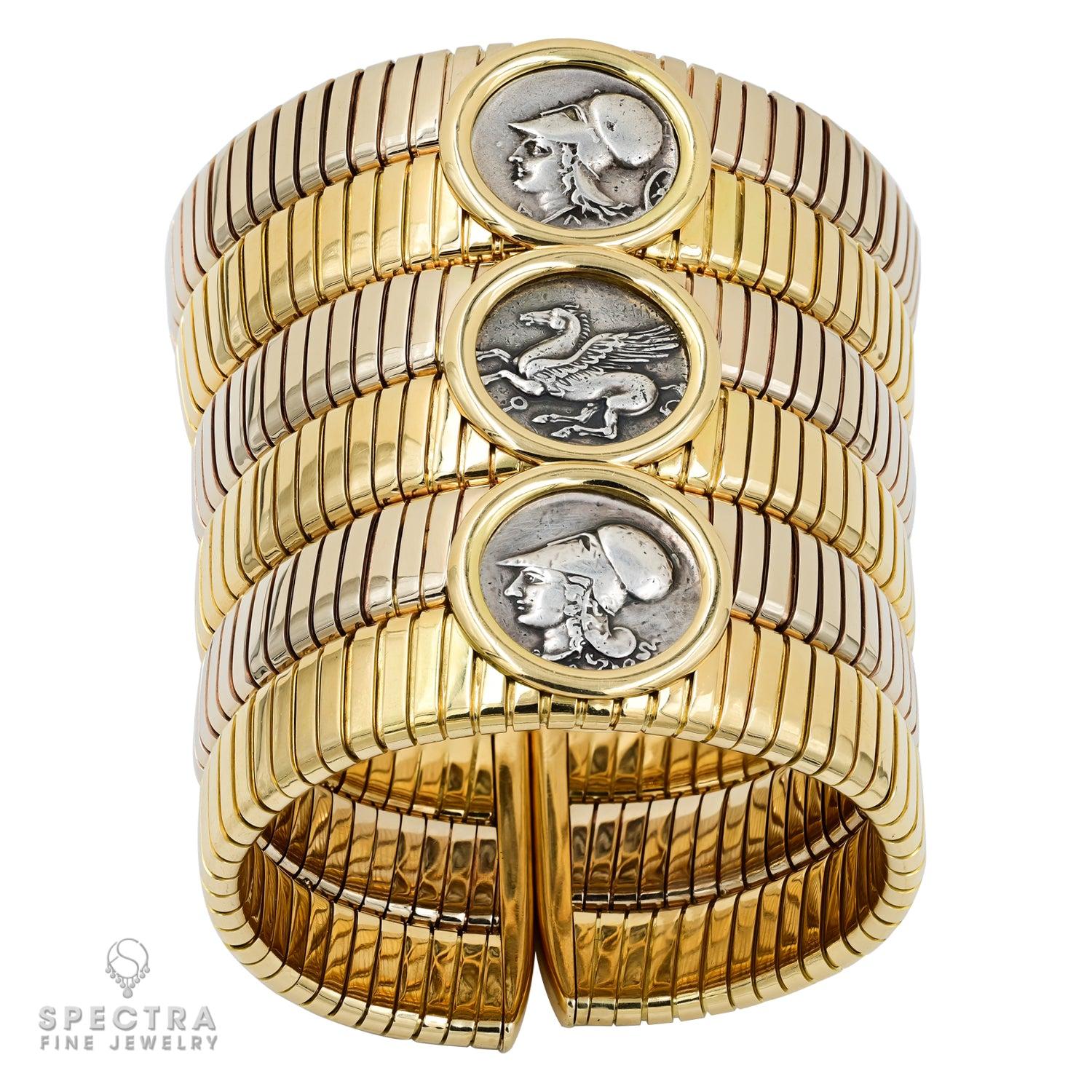 Bulgari Coin 'Tubogas' Bangle