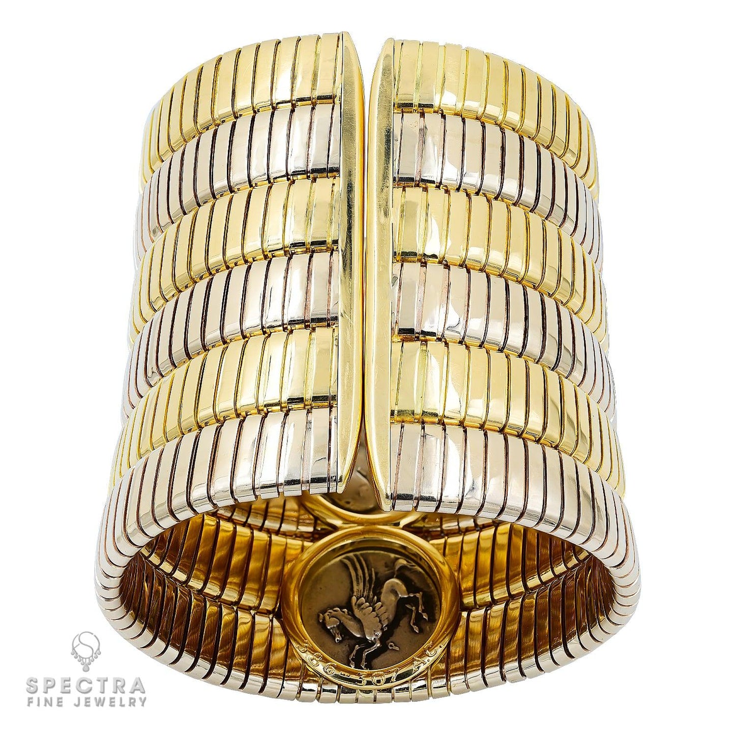 Bulgari Coin 'Tubogas' Bangle