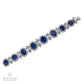 Bulgari Vintage Mid-Century Sapphire Diamond Bracelet
