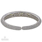 Bulgari Yellow Diamond Pave Bombe Cuff Bangle Bracelet