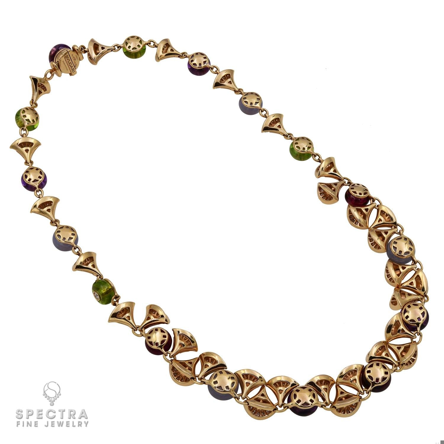 Bulgari's Divas' Dream Colored Gem Necklace