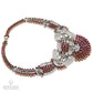 Captivating Burmese Ruby Necklace with Diamond Accents