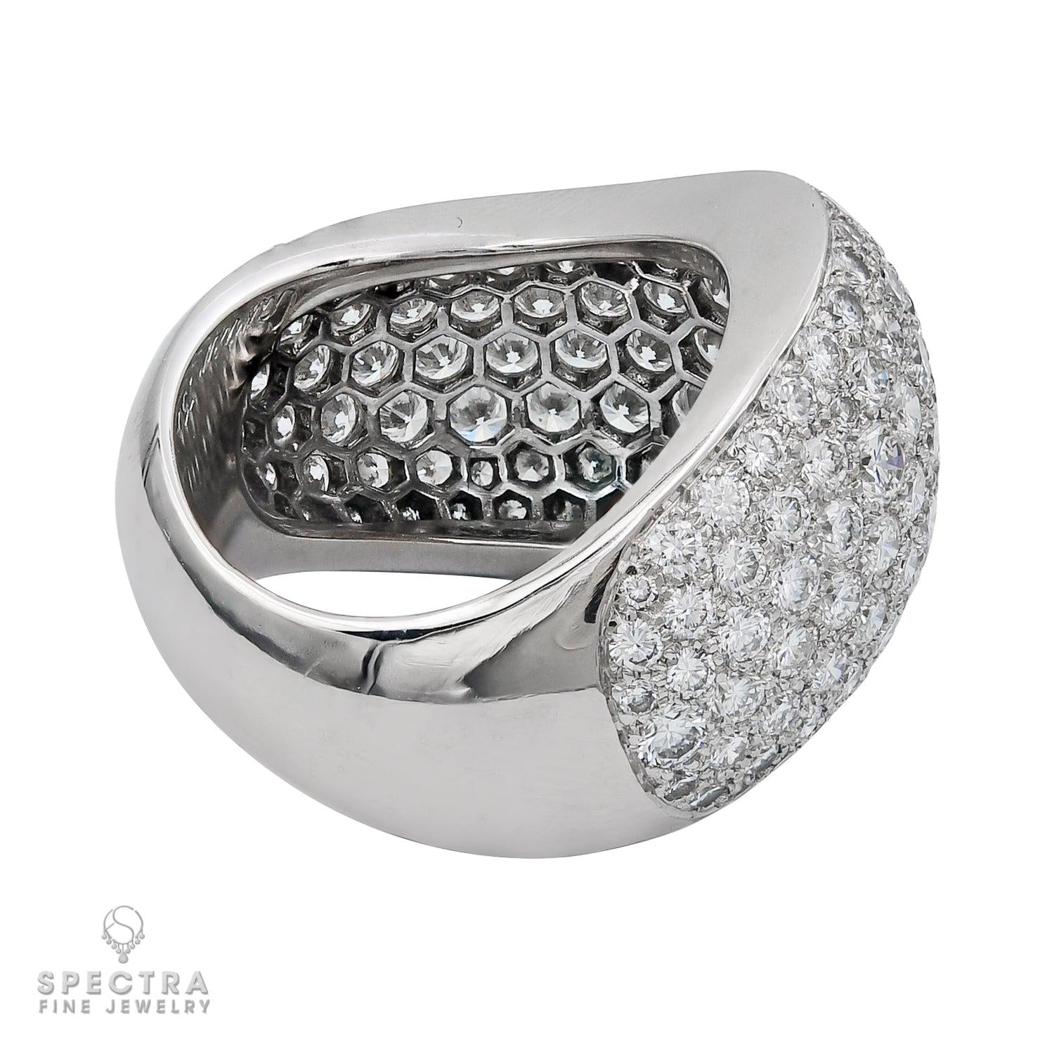 Cartier Diamond Demi Bombe Ring