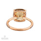 Contemporary 4.08 ct. Brown Yellow Diamond Engagement Ring