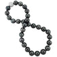 Contemporary AAA South Sea Cultured Black Pearl Diamond Pave Collar Necklace