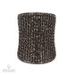 Contemporary Diamond Pave Hourglass Cocktail Dinner Ring