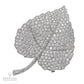 Contemporary Diamond Pave 'Leaf' Brooch
