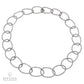 Contemporary Diamond Pave Link Collar Necklace