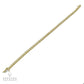 Contemporary Yellow Gold Diamond Gold Tennis Bracelet 1.56ct