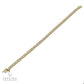 Contemporary Yellow Gold Diamond Tennis Bracelet 5.0 cts.