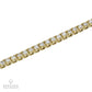 Contemporary Yellow Gold Diamond Tennis Bracelet 5.0 cts.
