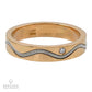 Crivelli 18K Gold Single Diamond Ring or Wedding Band
