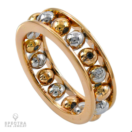 Crivelli Rotating Sphere Diamond Ring