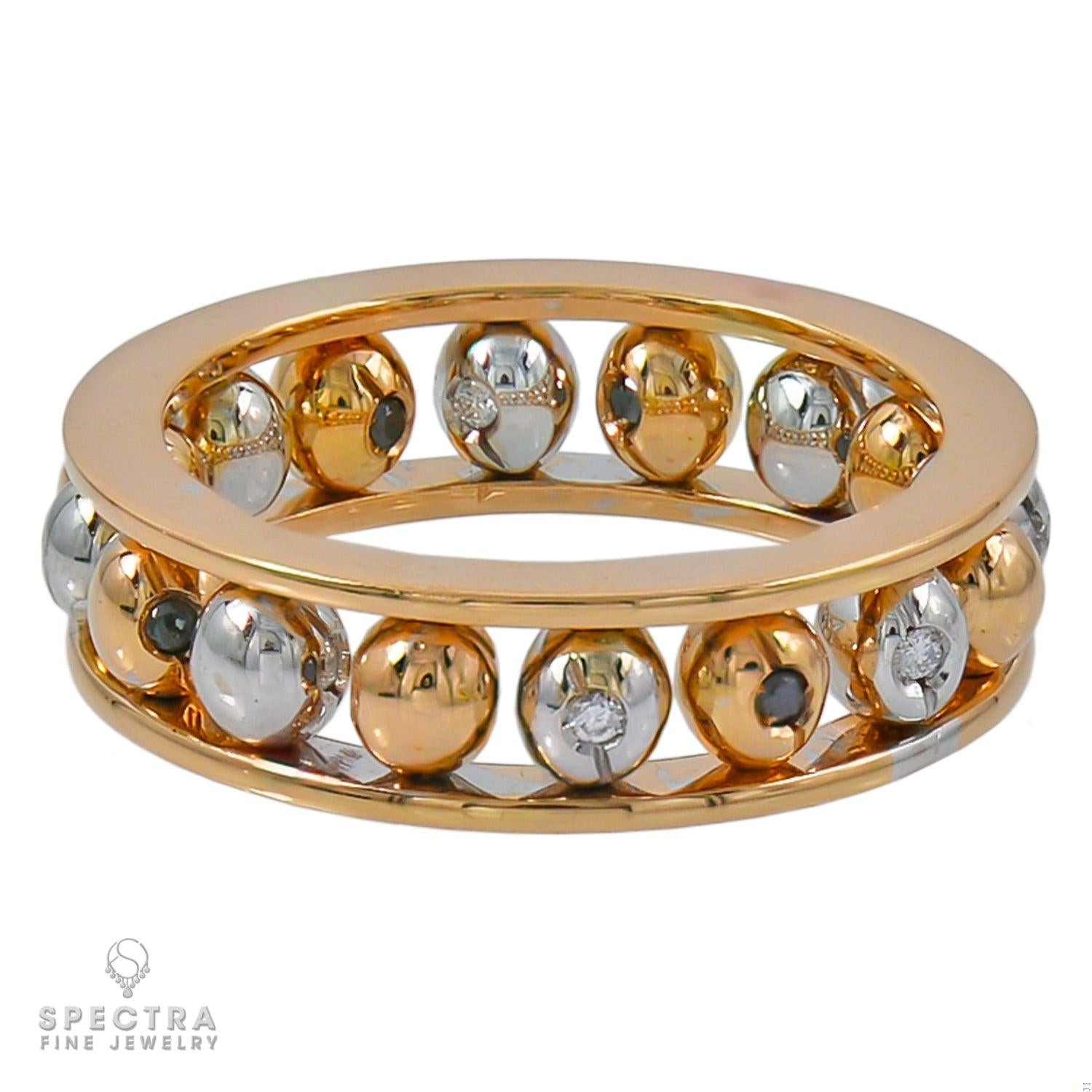 Crivelli Rotating Sphere Diamond Ring