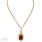 Crivelli's Elf Pendant: 18K Yellow Gold with Diamond Accents