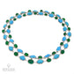 De Ambrosi Contemporary Carved Gemstone Princess Necklace