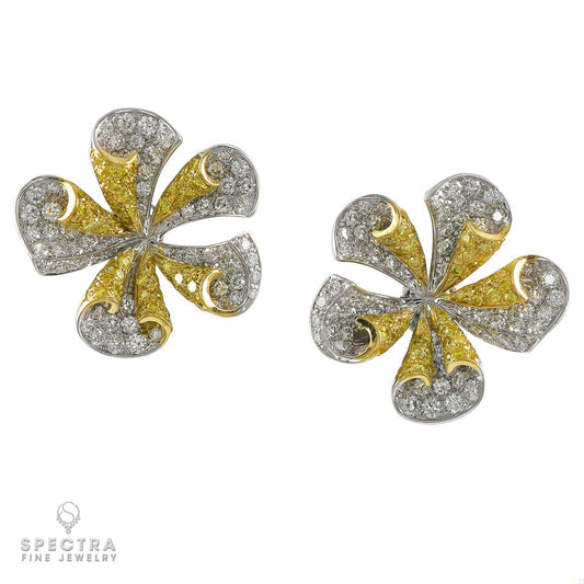 De Ambrosi Contemporary Diamond Earrings