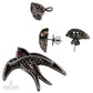 De Grisogono Black Diamond Swallow Bird Demi Parure Suite