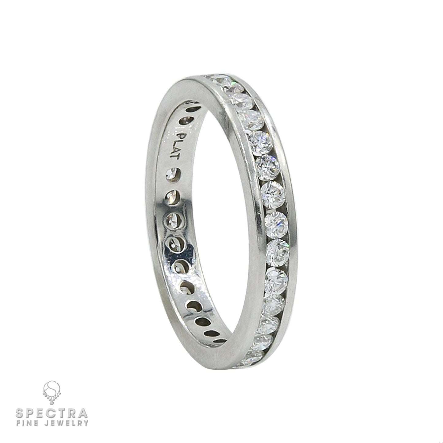 Diamond Platinum Wedding Band Ring