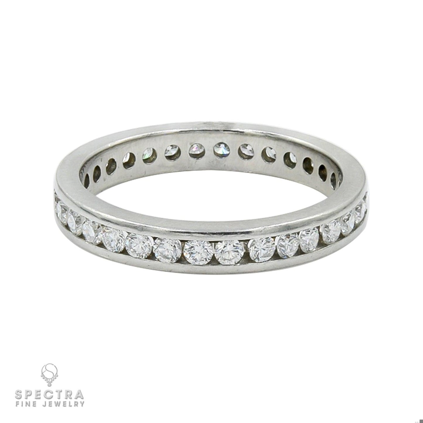 Diamond Platinum Wedding Band Ring