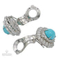Exquisite Van Cleef & Arpels Cabochon Turquoise Diamond Earrings: A Timeless 1960s Treasure