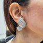 Spectra Fine Jewelry Diamond Pave Ribbon Button Earrings