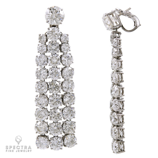 49.80 cts. Diamond Chandelier Earrings by Spectra Fine Jewelry