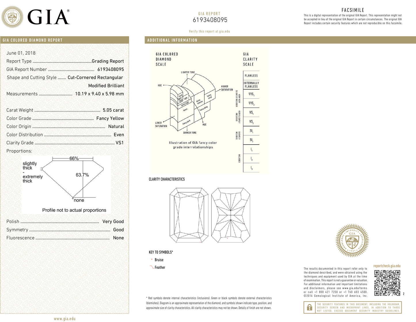 Spectra Fine Jewelry GIA Certified 5 Carat Each Stud Earrings