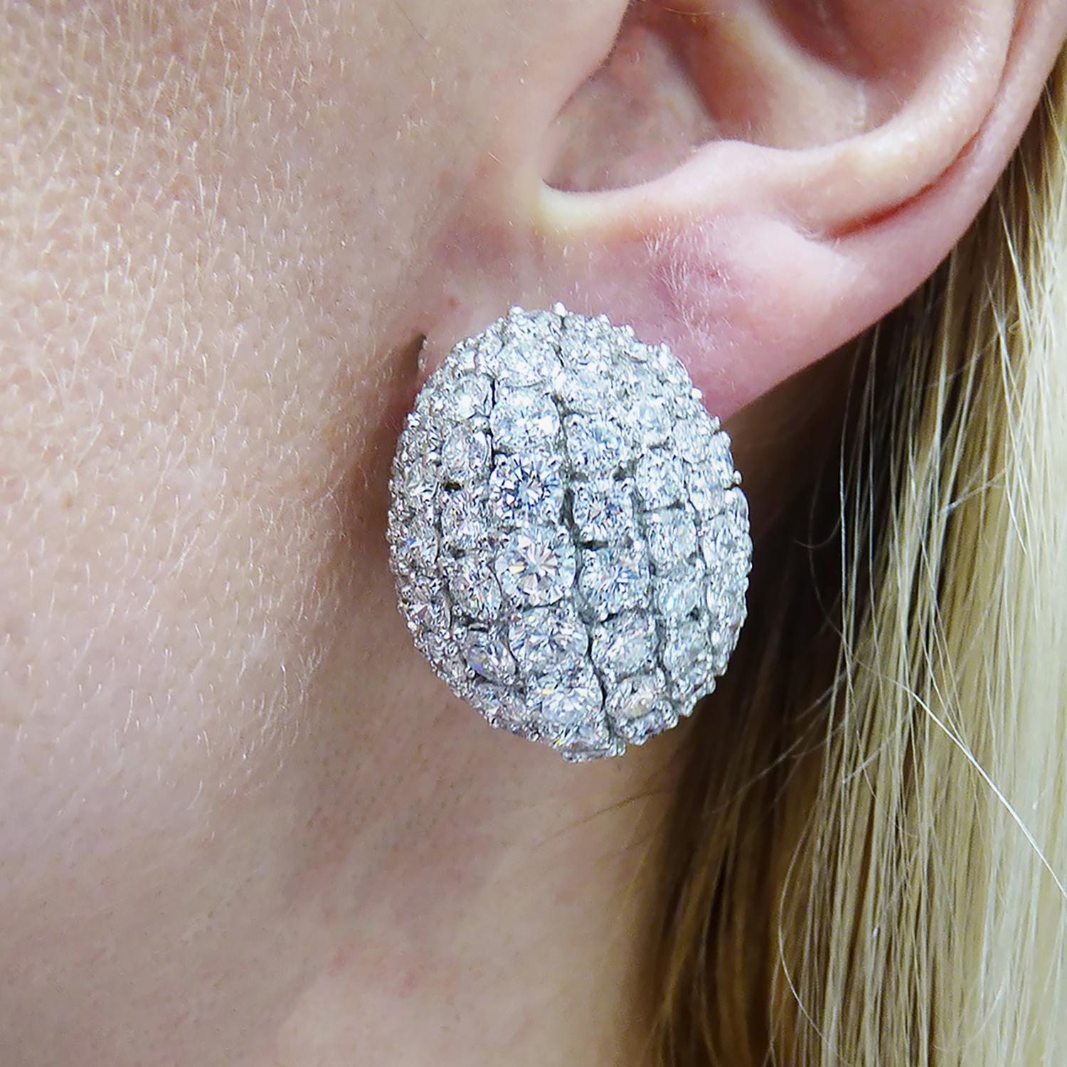 Spectra Fine Jewelry 14.5 Carat Dome Earrings