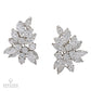 Harry Winston 19cts Diamond Cluster Earrings in 18K White Gold