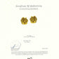 David Webb Textured Laurel Leaf Earrings in 18K Yellow Gold