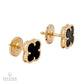 Van Cleef & Arpels Sweet Alhambra Onyx Earstuds