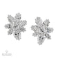 40.22 cts. Diamond Cluster Earrings in Platinum & 18K Gold